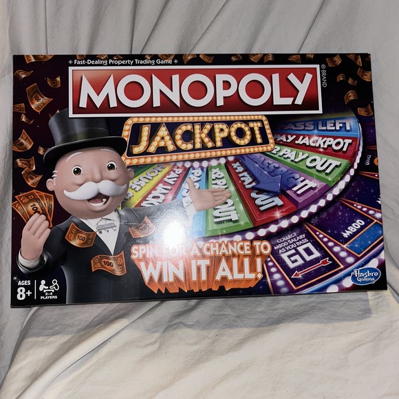 New And Sealed Monopoly Jackpot Board Game by Hasbro‎ Gaming  2015 - Picture 1 of 2